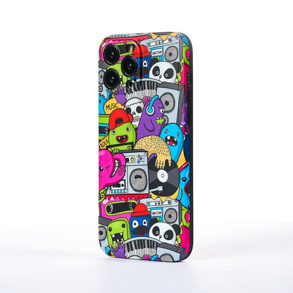 Husa Cartoon Monster - iPhone 13 Pro Max - Multicolor