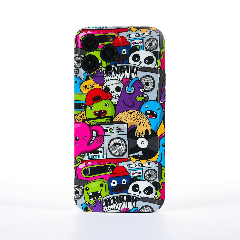 Husa Cartoon Monster - iPhone 13 Pro Max - Multicolor