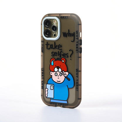 Husa Why? - iPhone 12 Pro Max - Negru