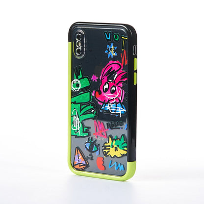 Husa Dino Attack - iPhone X/XS - Multicolor