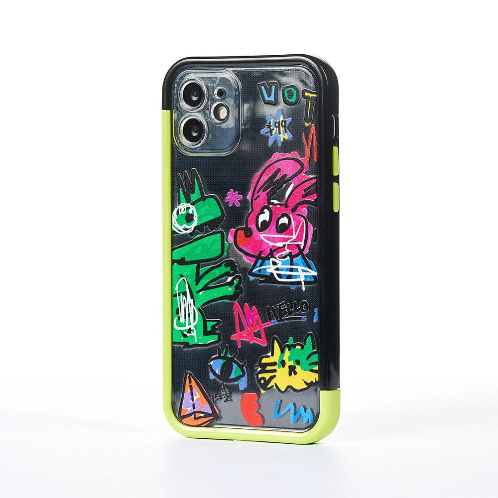 Husa Dino Attack - iPhone 12 - Multicolor