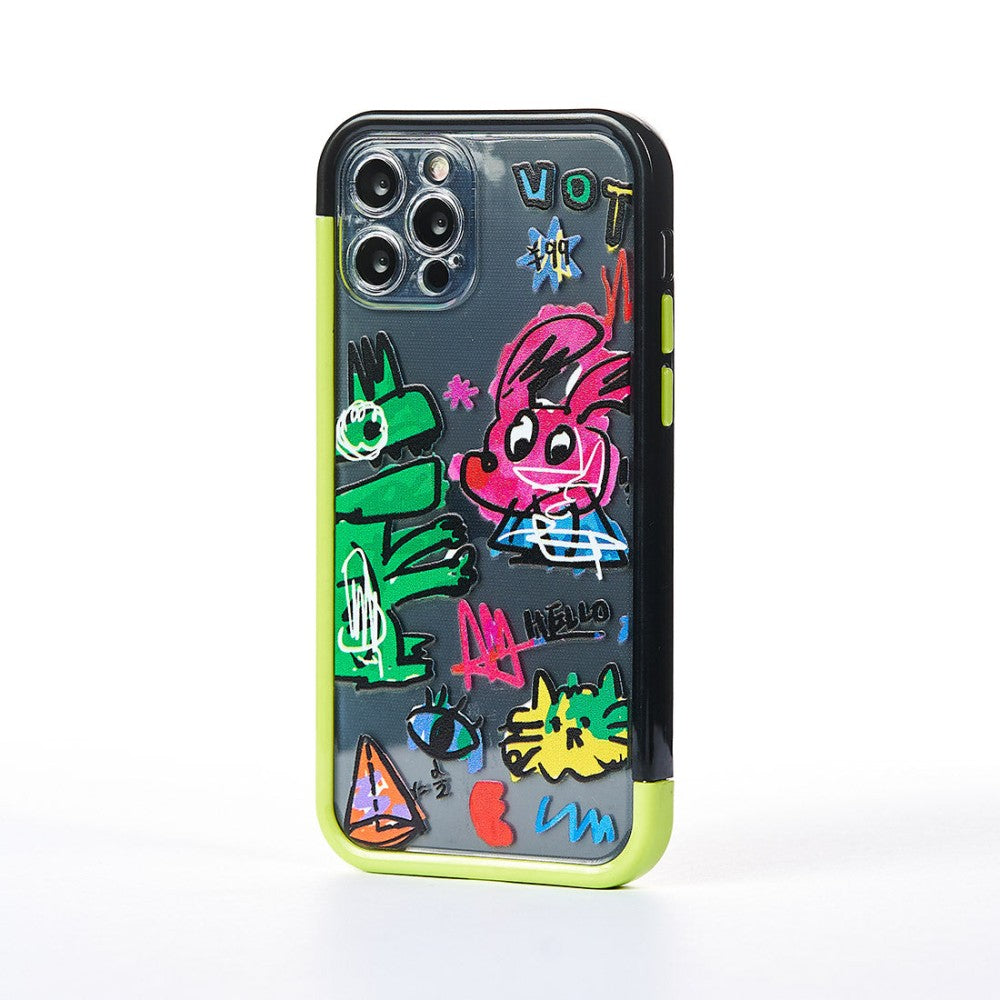 Husa Dino Attack - iPhone 12 Pro - Multicolor