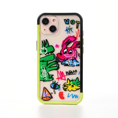 Husa Dino Attack - iPhone 13 - Multicolor