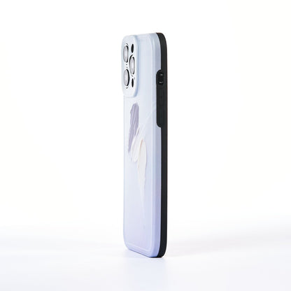 Husa Acryllic Paint - iPhone 13 Pro Max - Mov Deschis