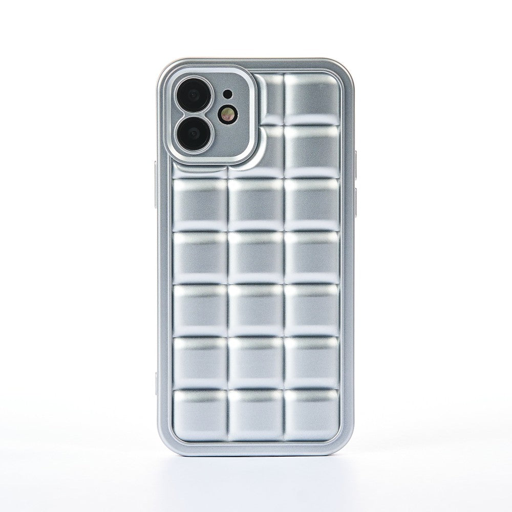 Husa Squared Up - iPhone 12 - Silver