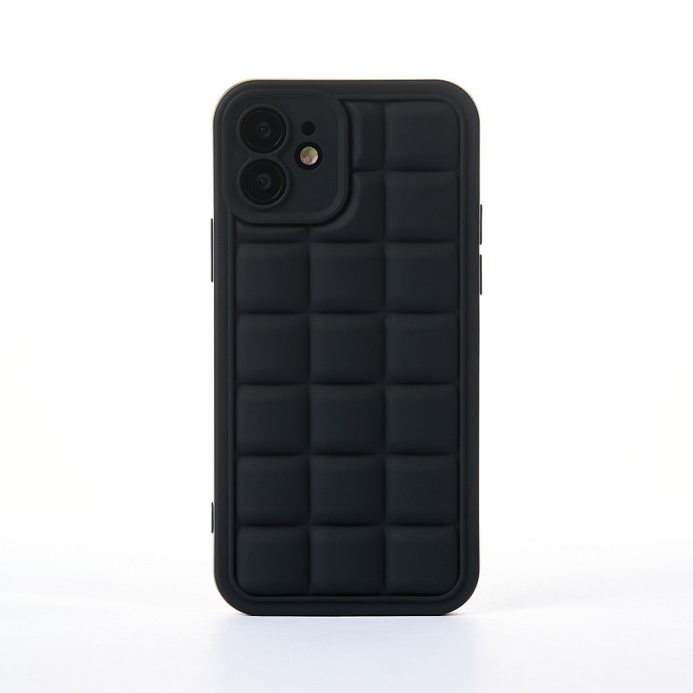 Husa Squared Up - iPhone 12 - Negru