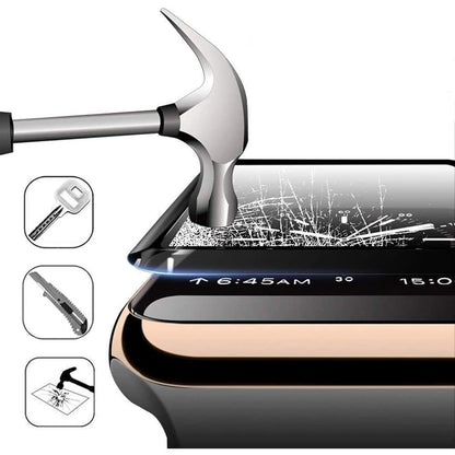 Folie Sticla MaxDefense+ - Apple Watch 1/2/3 - 38MM - Negru