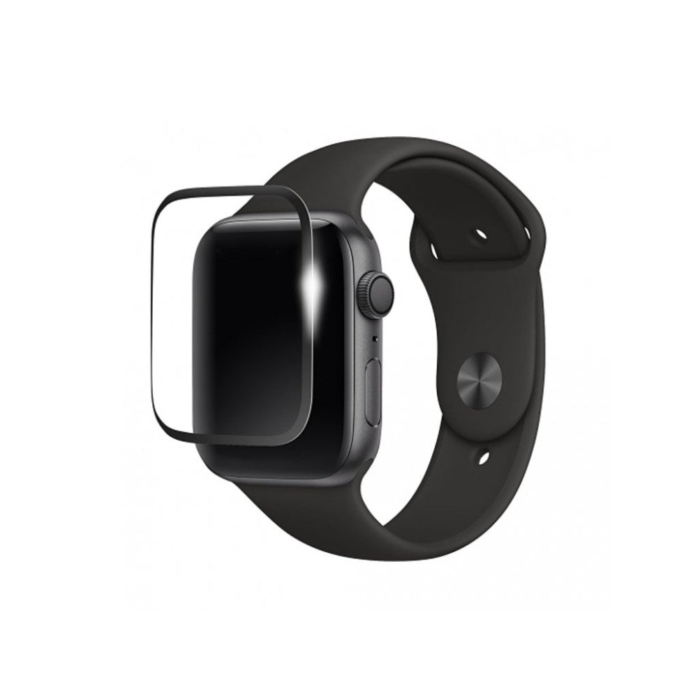 Folie Sticla MaxDefense+ - Apple Watch 4/5/6/SE - 40MM - Negru