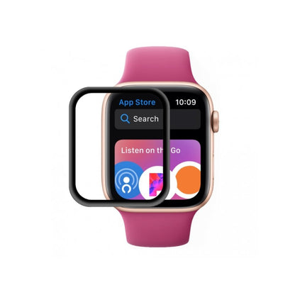 Folie Sticla MaxDefense+ - Apple Watch 4/5/6/SE - 44MM - Negru