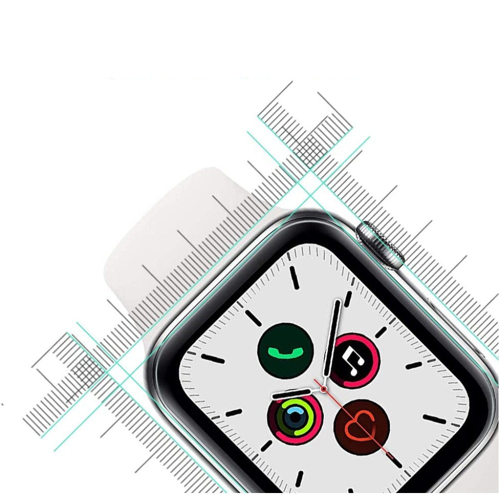 Folie Sticla MaxDefense+ - Apple Watch 4/5/6/SE - 44MM - Clear