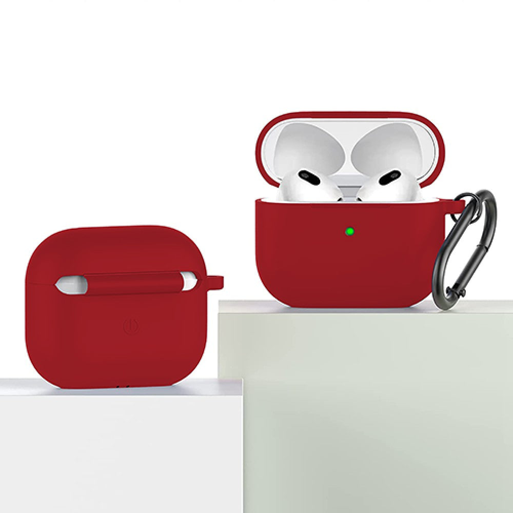 Husa Soft Silicone - AirPods 3 - Light Red