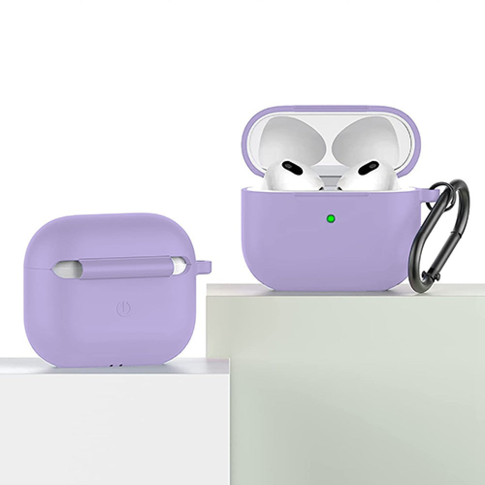 Husa Soft Silicone - AirPods 3 - Light Lilac