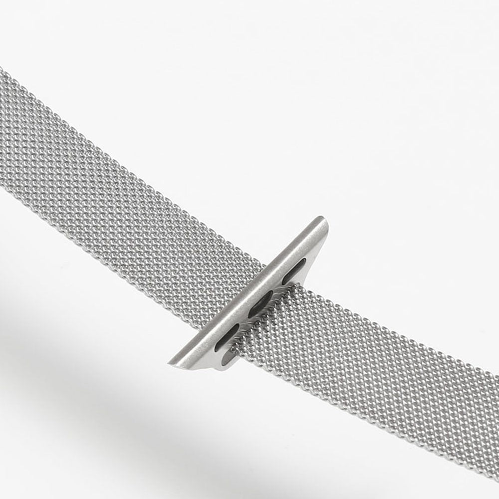 Curea Milanese Slimline - Apple Watch 1/2/3/4/5/6/7/8/9/SE/Ultra 1/Ultra 2 - 42/44/45/49 MM - Silver