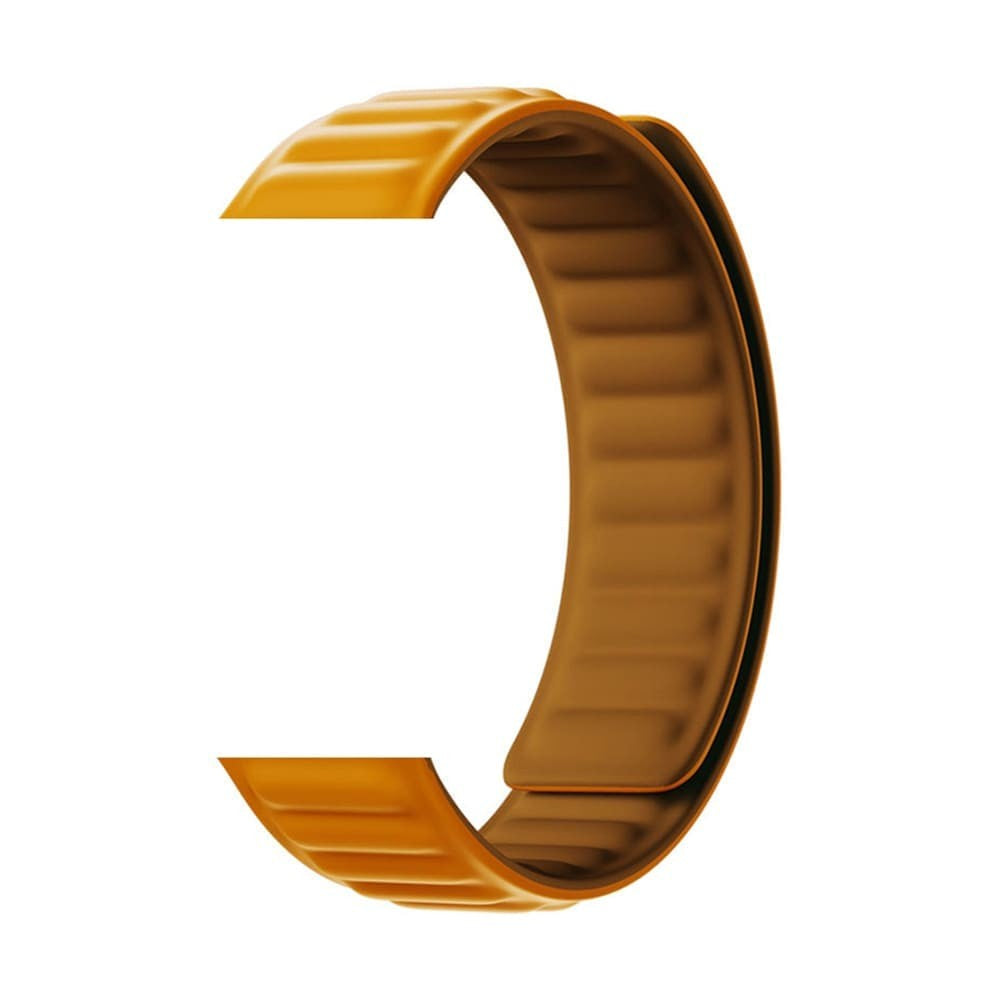 Curea Leather Link Signature - Apple Watch 1/2/3/4/5/6/7/8/9/SE - 38/40/41 MM - Portocaliu