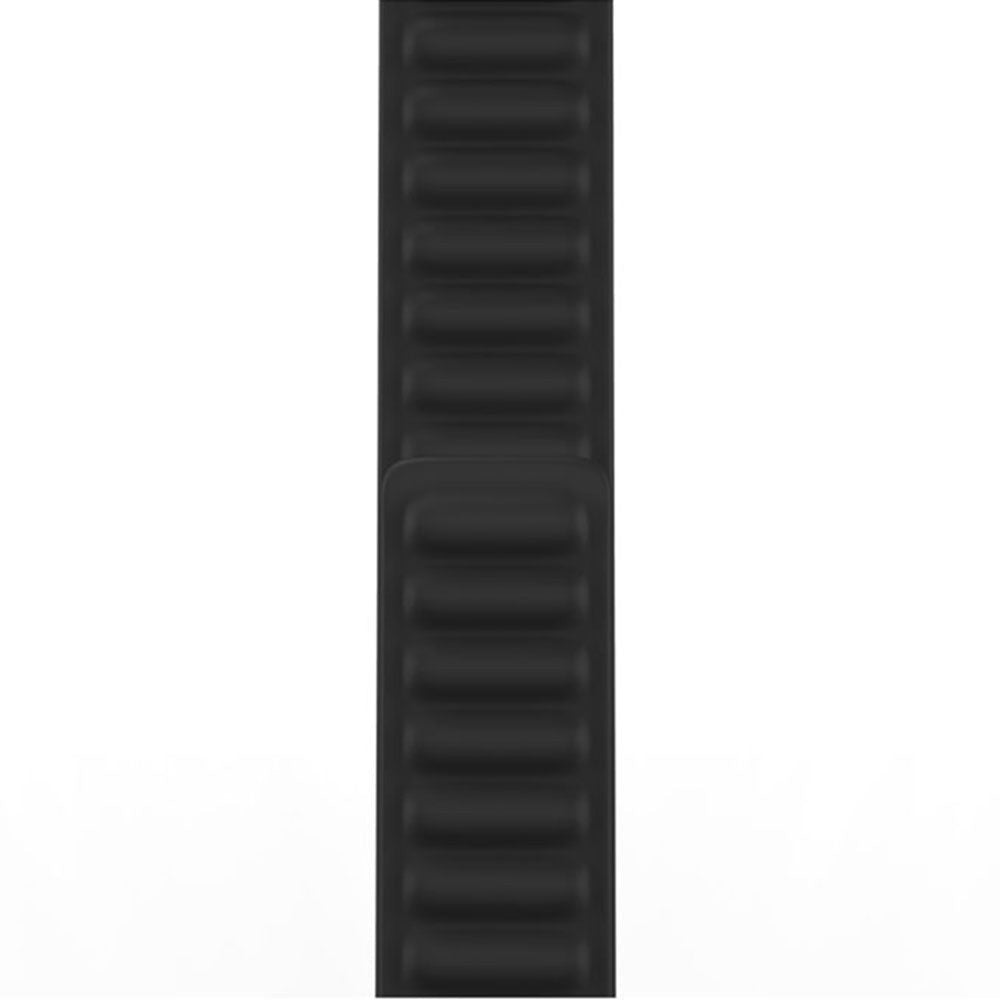 Curea Leather Link Signature - Apple Watch 1/2/3/4/5/6/7/8/9/SE/Ultra 1/Ultra 2 - 42/44/45/49 MM - Negru