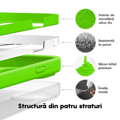 Husa Soft Silicone - iPhone 14 Pro Max - Neon Green