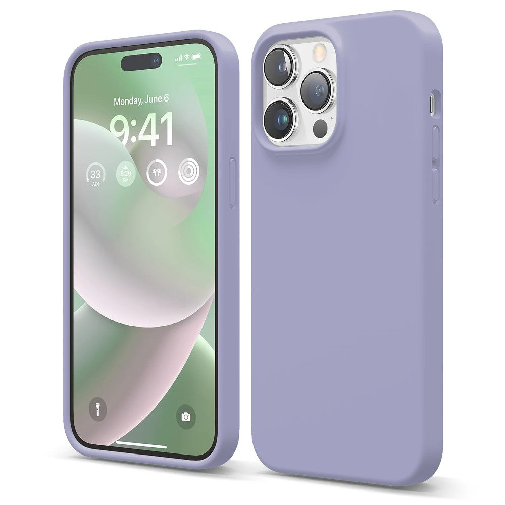 Husa Soft Silicone - iPhone 14 Pro Max - Light Lilac