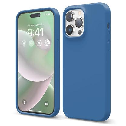 Husa Soft Silicone - iPhone 14 Pro Max - Cadet Blue