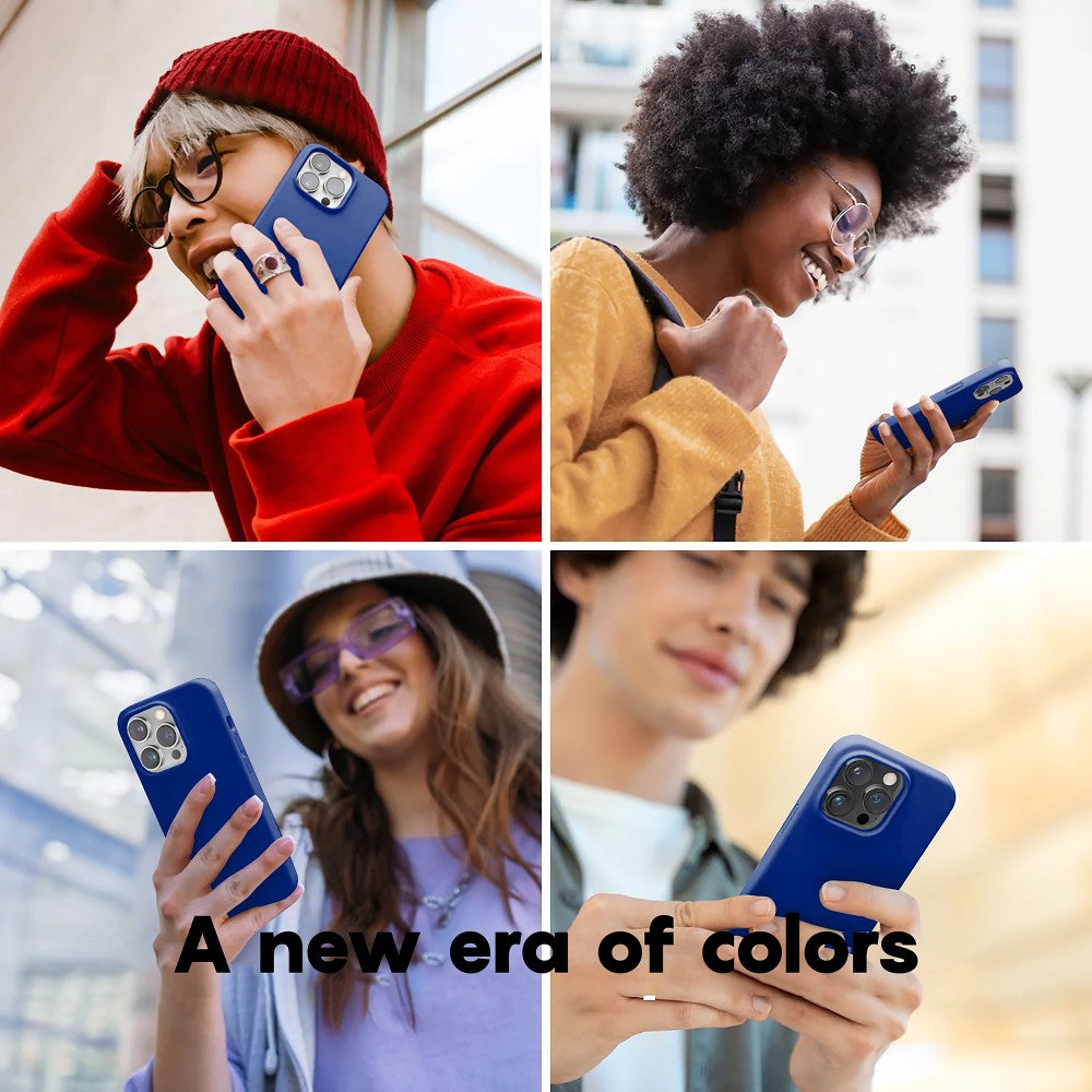 Husa Soft Silicone - iPhone 14 Pro Max - Dark Blue