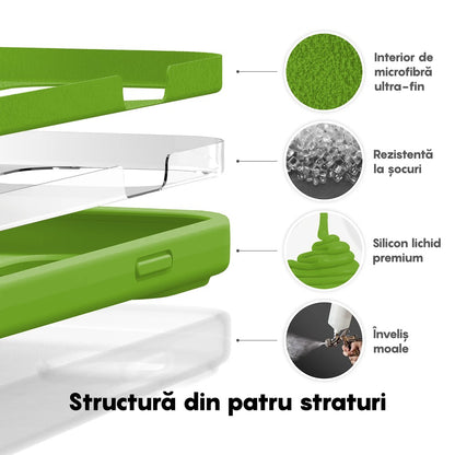 Husa Soft Silicone - iPhone 14 - Acid Green