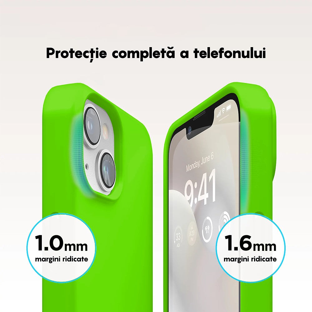 Husa Soft Silicone - iPhone 14 - Neon Green