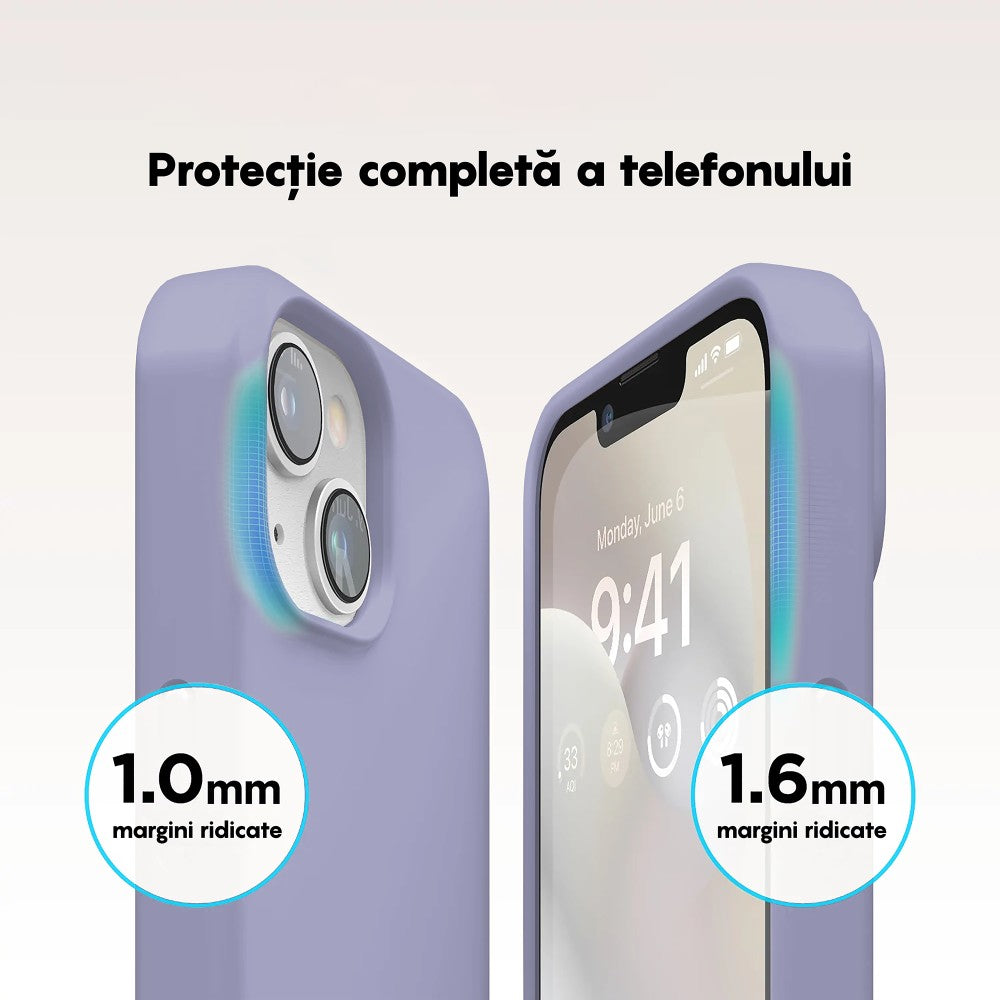 Husa Soft Silicone - iPhone 14 - Light Lilac