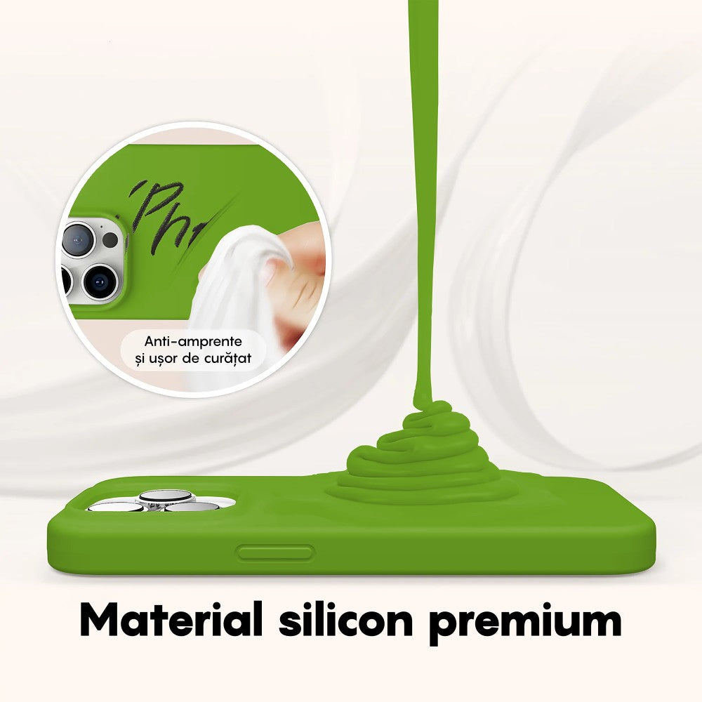 Husa Soft Silicone - iPhone 14 Pro - Acid Green