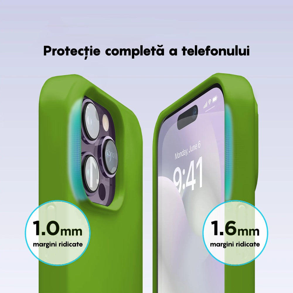 Husa Soft Silicone - iPhone 14 Pro - Acid Green