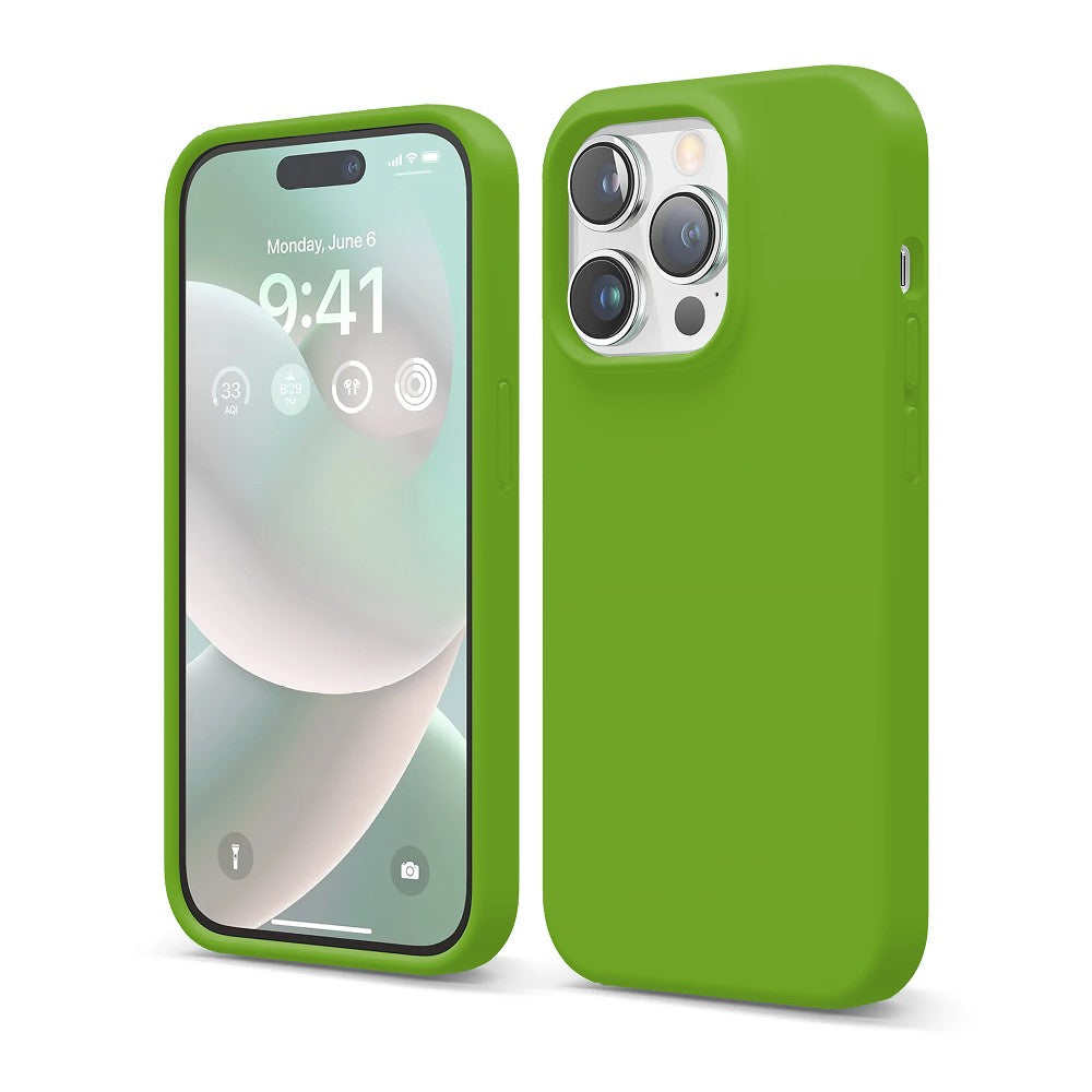 Husa Soft Silicone - iPhone 14 Pro - Acid Green