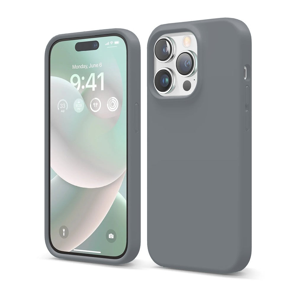 Husa Soft Silicone - iPhone 14 Pro - Dark Gray