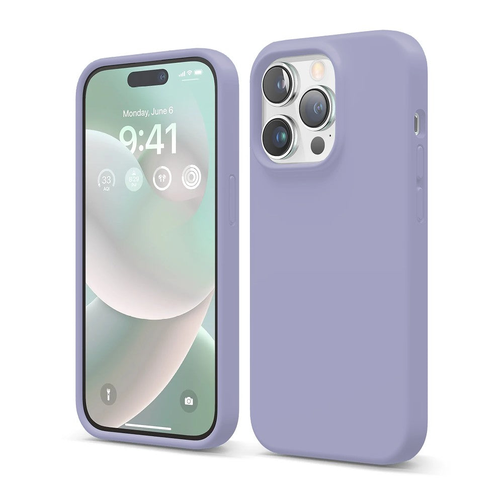 Husa Soft Silicone - iPhone 14 Pro - Light Lilac