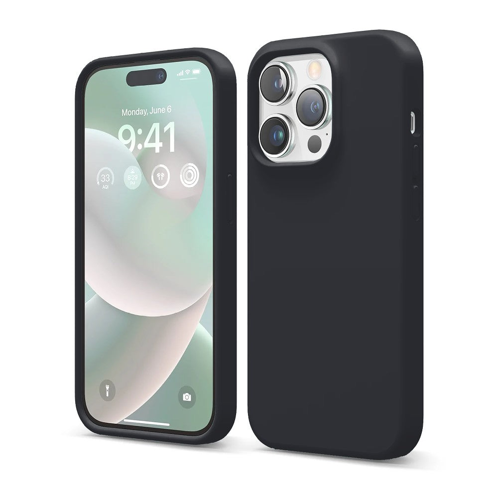 Husa Soft Silicone - iPhone 14 Pro - Negru