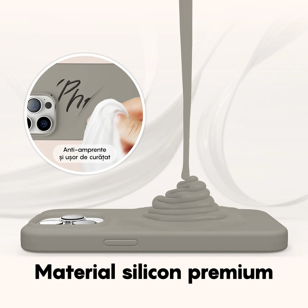 Husa Soft Silicone - iPhone 14 Pro - Gray