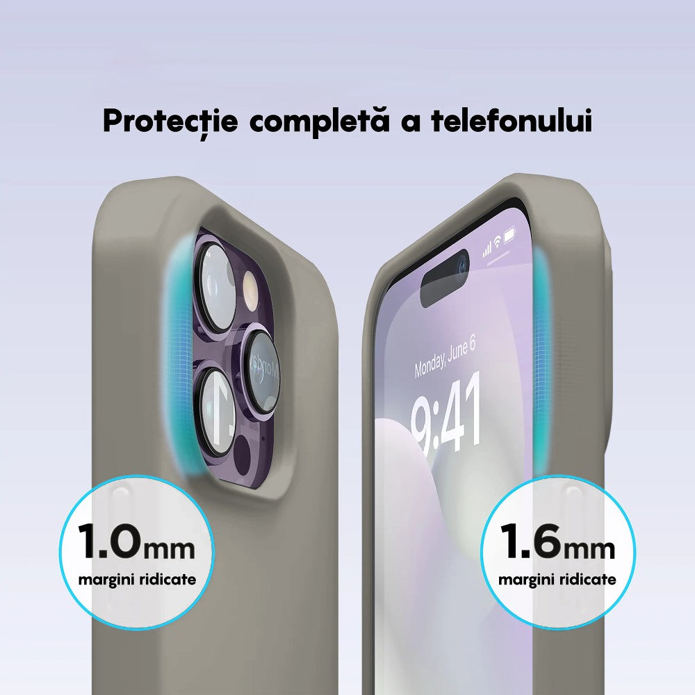 Husa Soft Silicone - iPhone 14 Pro - Gray