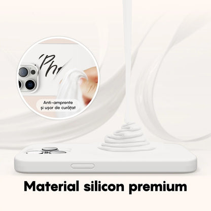 Husa Soft Silicone - iPhone 14 Pro - Alb