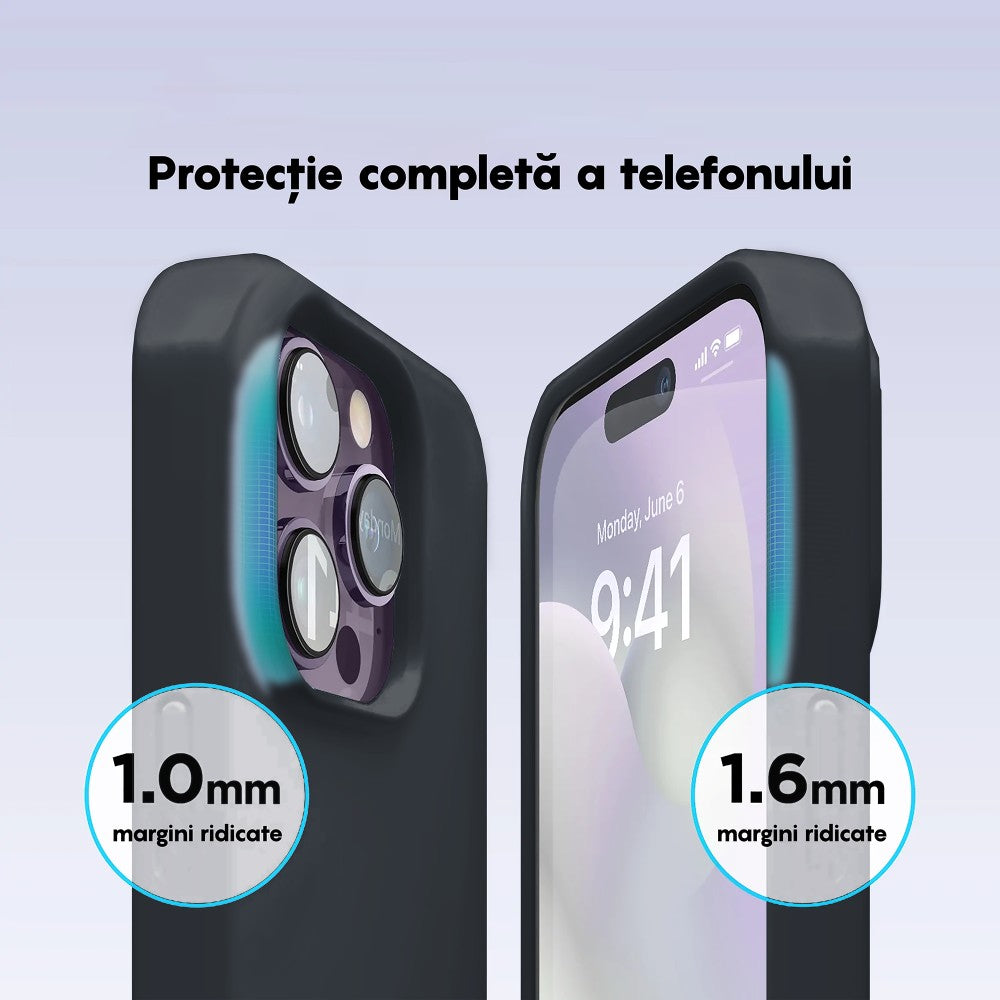 Husa Soft Silicone - iPhone 14 Pro - Midnight Blue