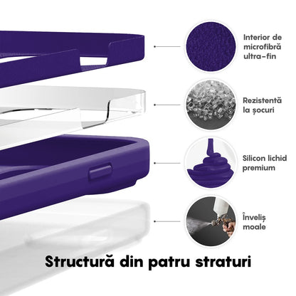 Husa Soft Silicone - iPhone 14 Plus - Purple