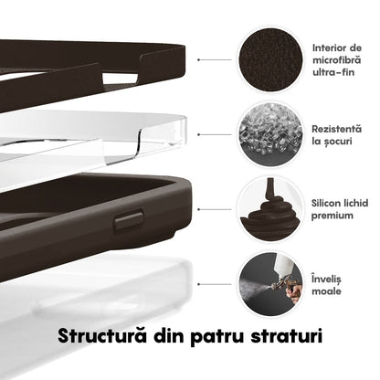 Husa Soft Silicone - iPhone 14 Plus - Maro