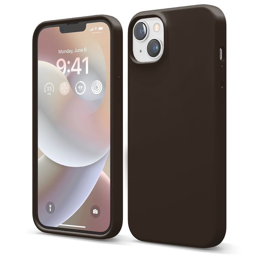 Husa Soft Silicone - iPhone 14 Plus - Maro