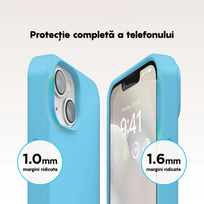Husa Soft Silicone - iPhone 14 Plus - Acid Blue