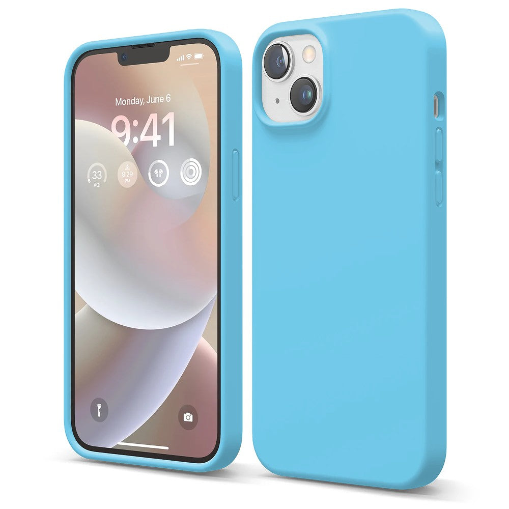 Husa Soft Silicone - iPhone 14 Plus - Acid Blue