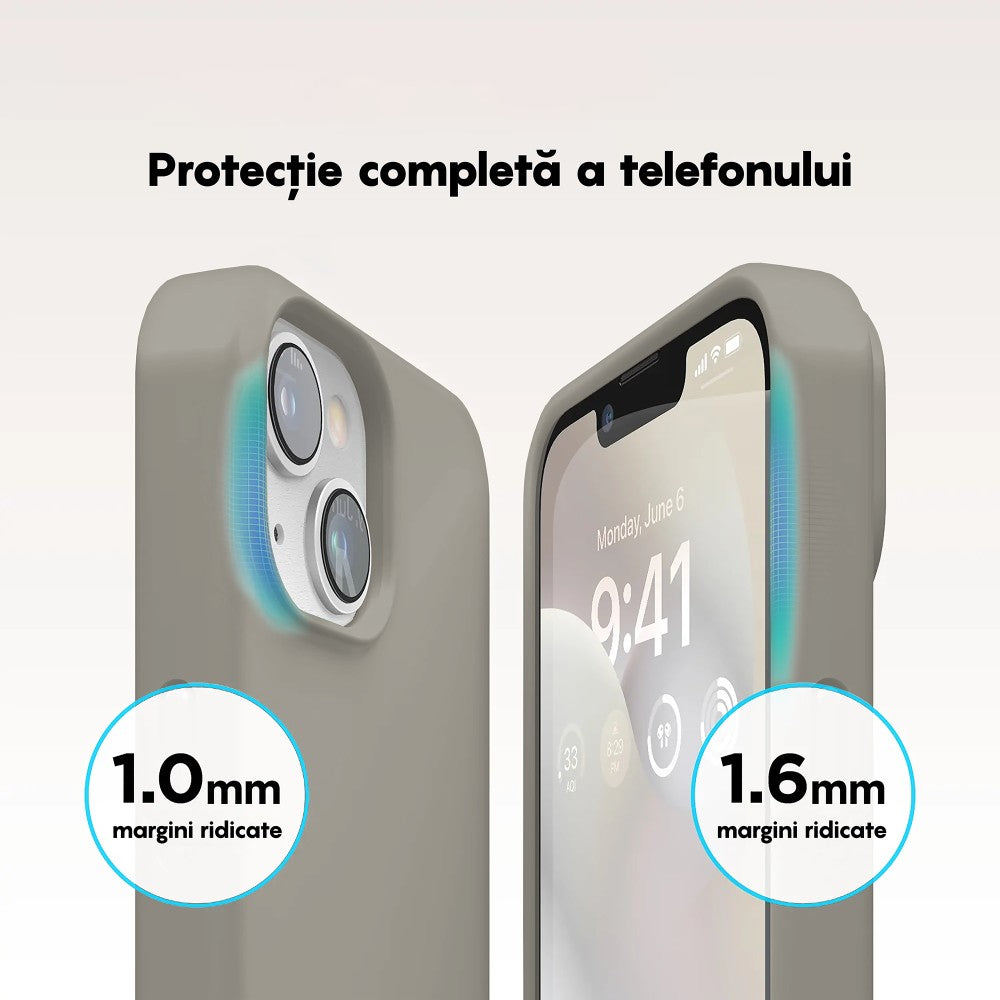 Husa Soft Silicone - iPhone 14 Plus - Gray