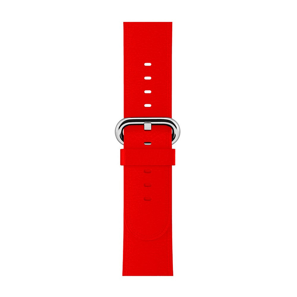 Curea Leather Classic - Apple Watch 1/2/3/4/5/6/7/8/9/SE/Ultra 1/Ultra 2 - 42/44/45/49 MM - Red