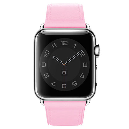 Curea Leather Classic - Apple Watch 1/2/3/4/5/6/7/8/9/SE/Ultra 1/Ultra 2 - 42/44/45/49 MM - Pink