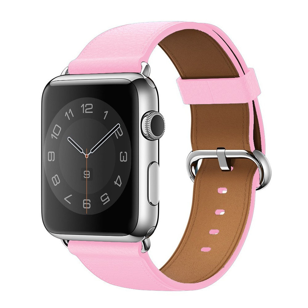 Curea Leather Classic - Apple Watch 1/2/3/4/5/6/7/8/9/SE/Ultra 1/Ultra 2 - 42/44/45/49 MM - Pink
