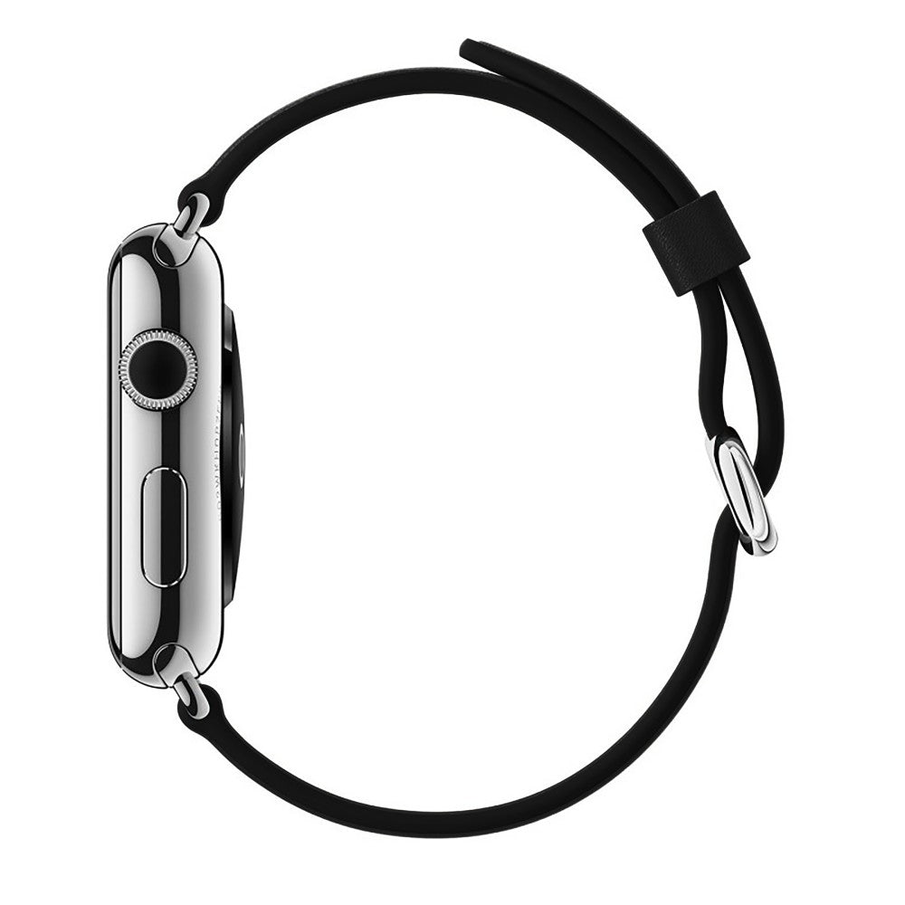 Curea Leather Classic - Apple Watch 1/2/3/4/5/6/7/8/9/SE/Ultra 1/Ultra 2 - 42/44/45/49 MM - Black