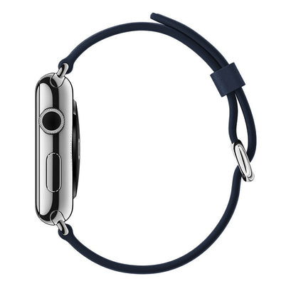 Curea Leather Classic - Apple Watch 1/2/3/4/5/6/7/8/9/SE/Ultra 1/Ultra 2 - 42/44/45/49 MM - Dark Blue