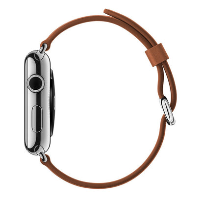 Curea Leather Classic - Apple Watch 1/2/3/4/5/6/7/8/9/SE/Ultra 1/Ultra 2 - 42/44/45/49 MM - Brown