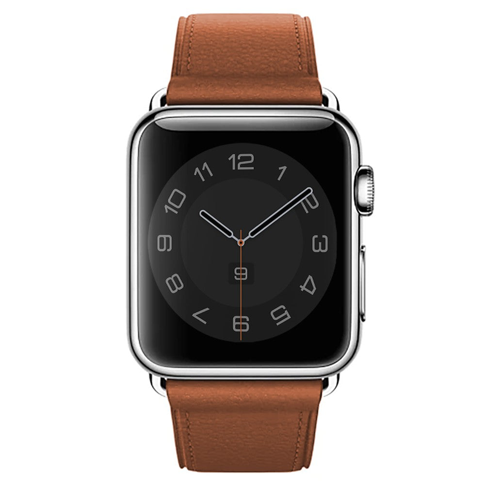 Curea Leather Classic - Apple Watch 1/2/3/4/5/6/7/8/9/SE/Ultra 1/Ultra 2 - 42/44/45/49 MM - Brown