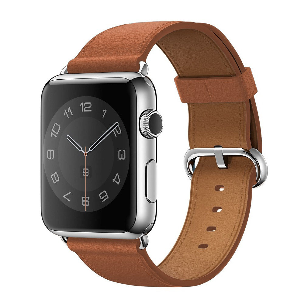 Curea Leather Classic - Apple Watch 1/2/3/4/5/6/7/8/9/SE/Ultra 1/Ultra 2 - 42/44/45/49 MM - Brown